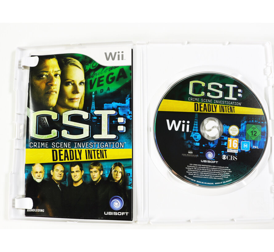Wii - Crime Scene Investigation: Deadly Intent
