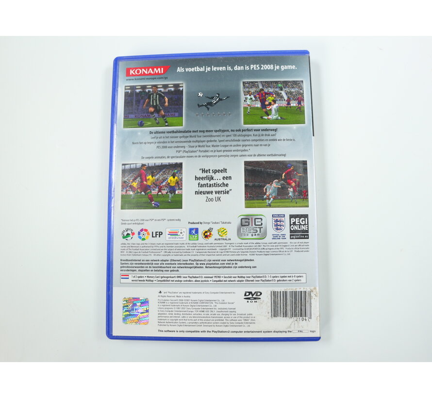 PlayStation 2 - Pro Evolution Soccer 2008