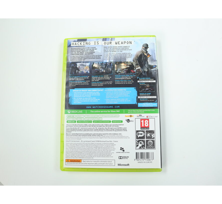 Xbox 360 - Watch Dogs [Special Edition]