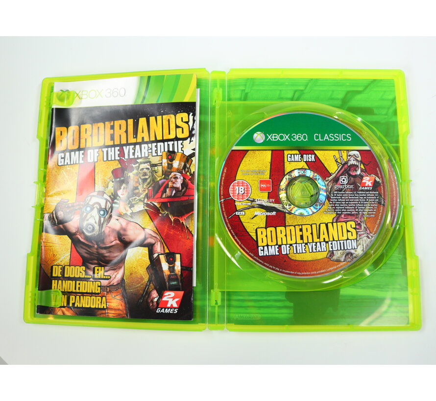 Xbox 360 - Borderlands [Game of the Year Edition]