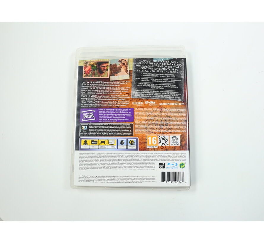PlayStation 3 - Uncharted 3: Drake's Deception [No Manual]