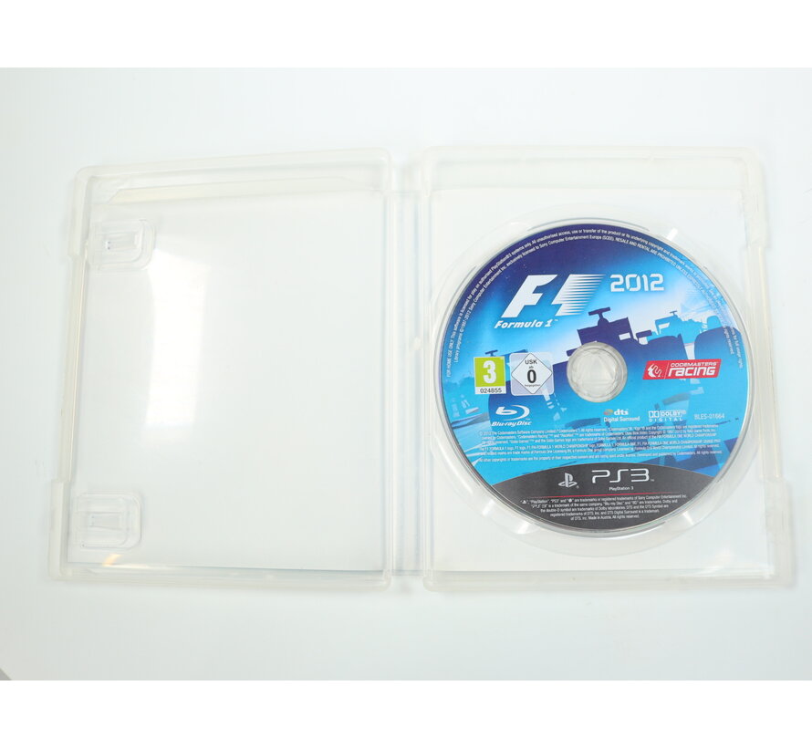 PlayStation 3 - F1 2012 [No Manual]