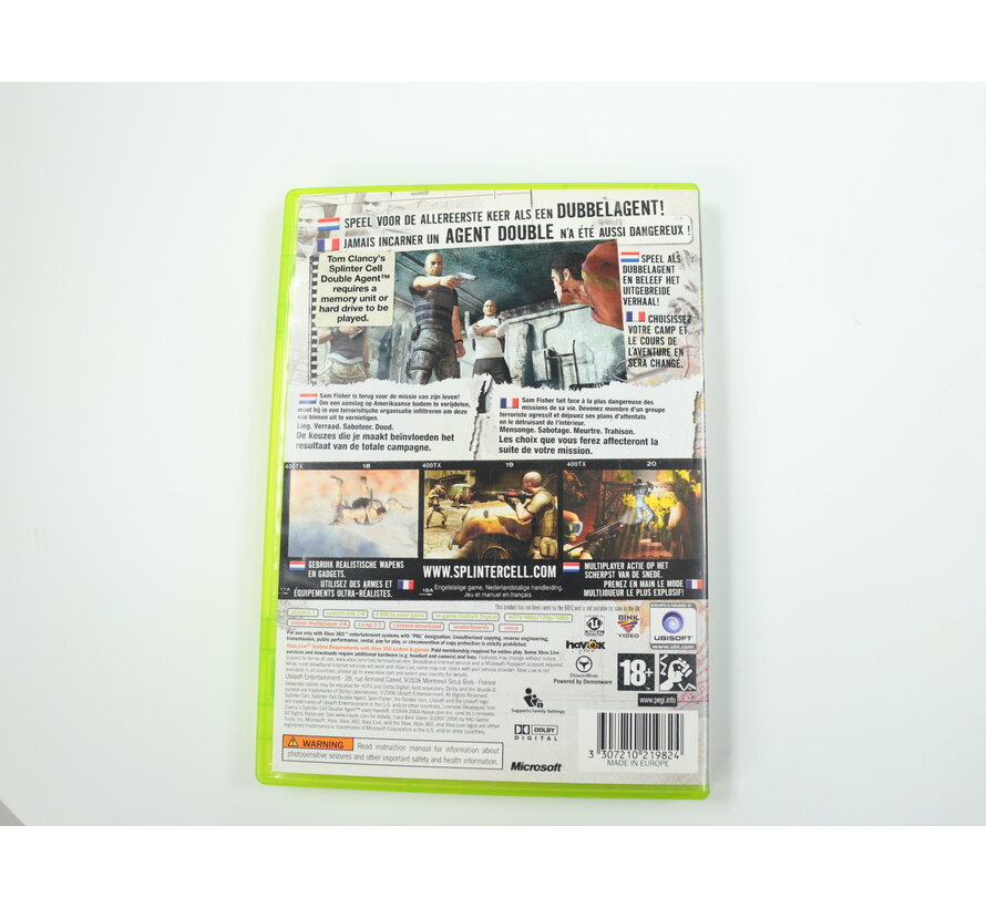 Xbox 360 - Splinter Cell Double Agent [No Manual]
