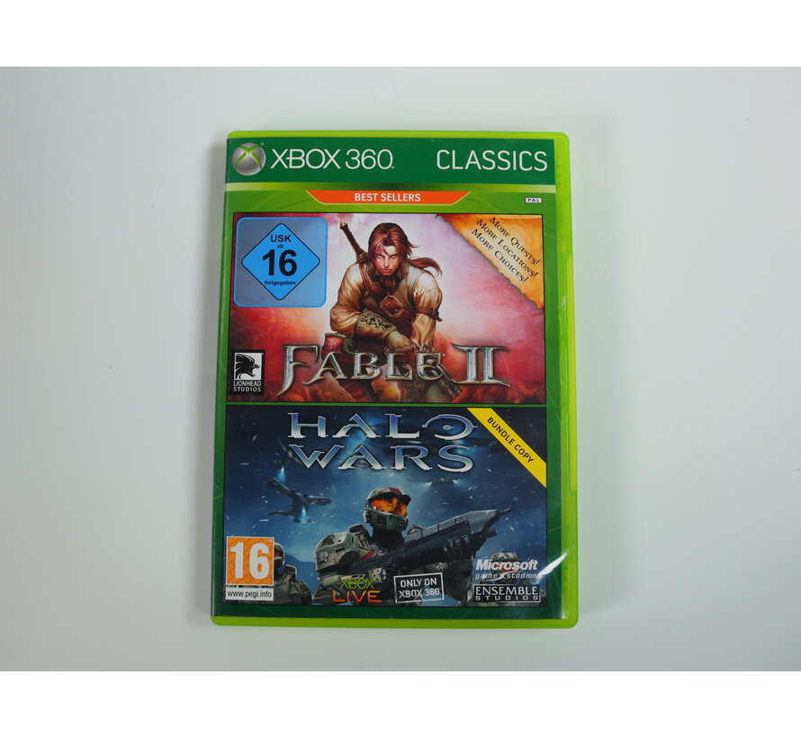 Xbox 360 - Fable II & Halo Wars [Classics]