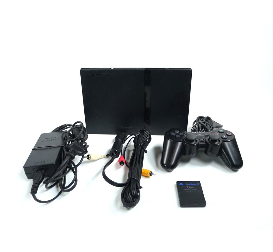 PlayStation 2 - Slim [Zwart Compleet SCPH-75004]