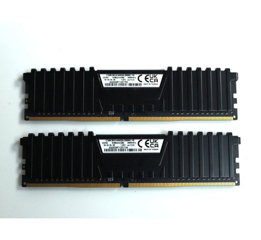 Vengeance LPX DDR4 2x4GB 2666MHz