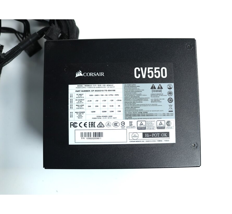 CV550 Voeding 550W (Tweedekans)