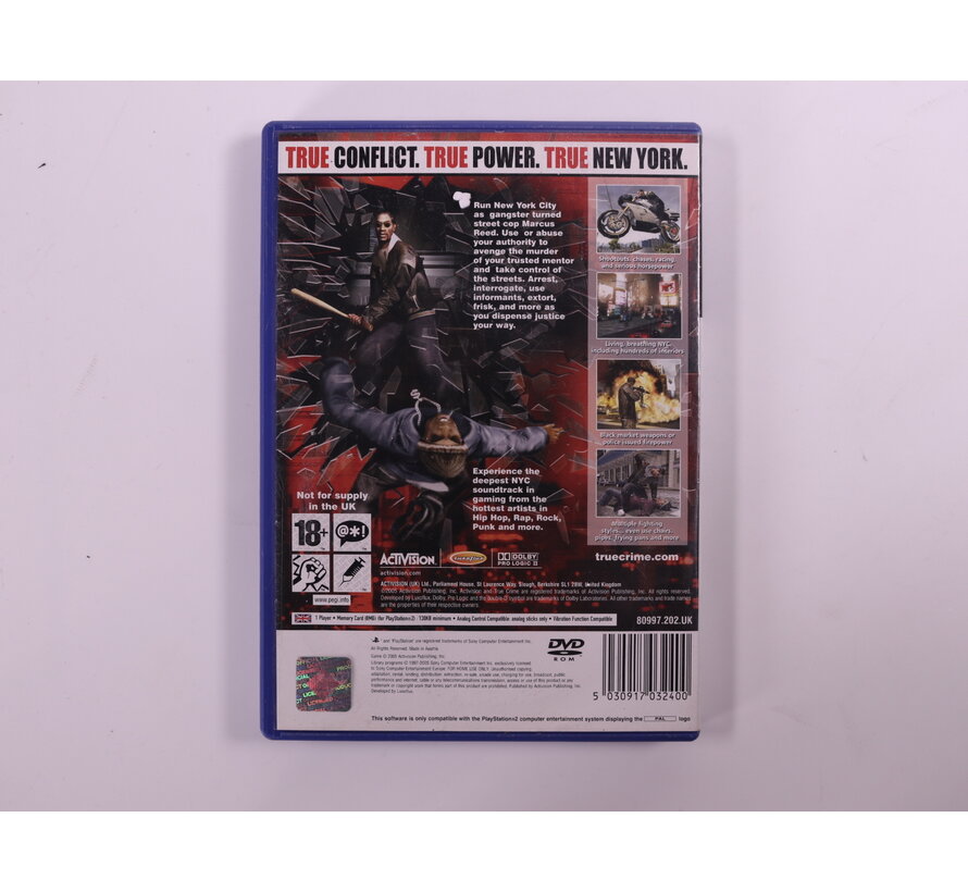 Playstation 2 - True Crime New York City [No manual]