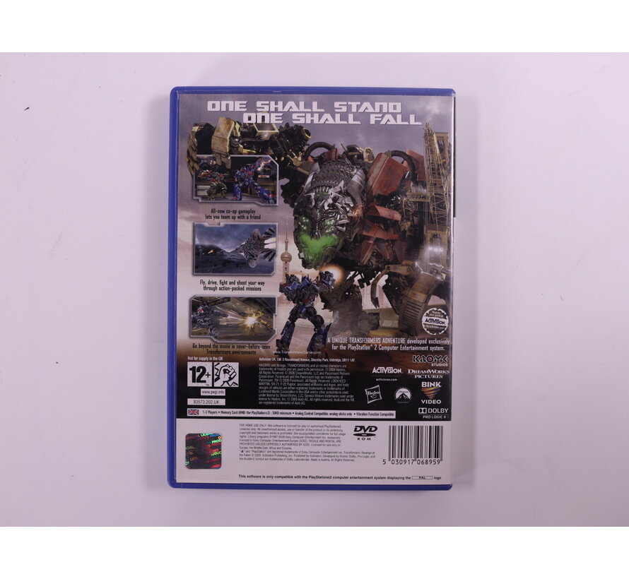 PlayStation 2 - Transformers: Revenge of the Fallen [No Manual]