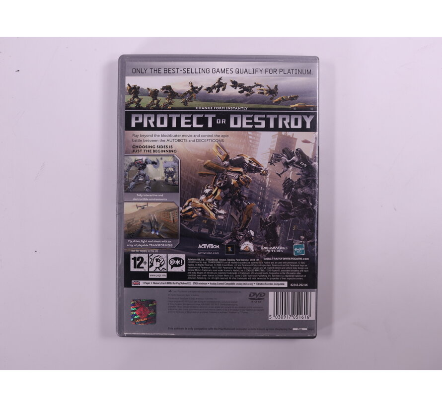 Playstation 2 - Transformers The Game [Platinum]