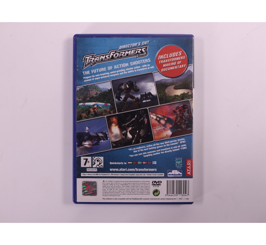 Playstation 2 - Transformers Director's Cut [No Manual]