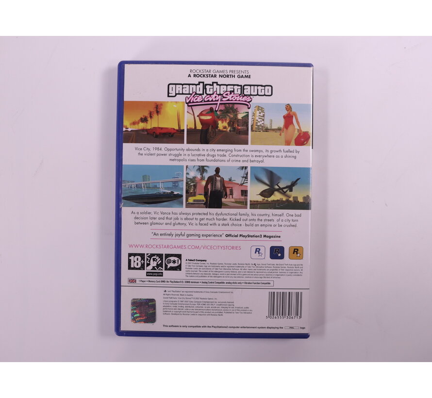 PlayStation 2 - Grand Theft Auto: Vice City Stories [No Manual]