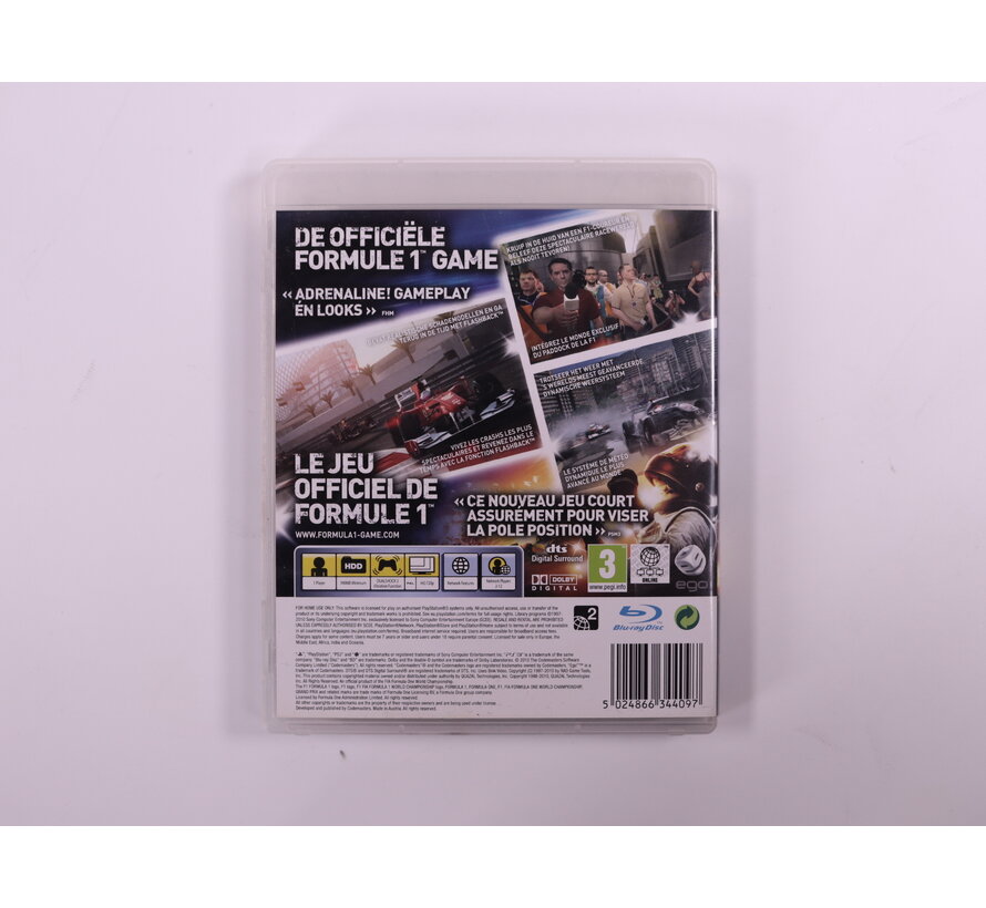Playstation 3 - F1 2010