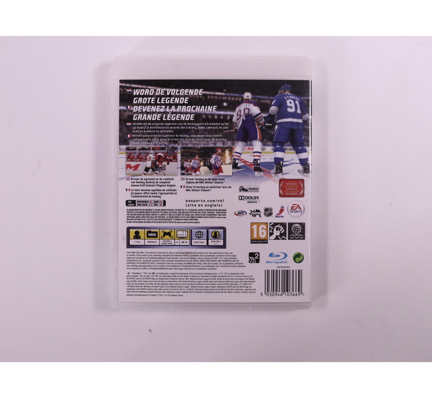 PlayStation 3 - NHL 12 [No Manual]