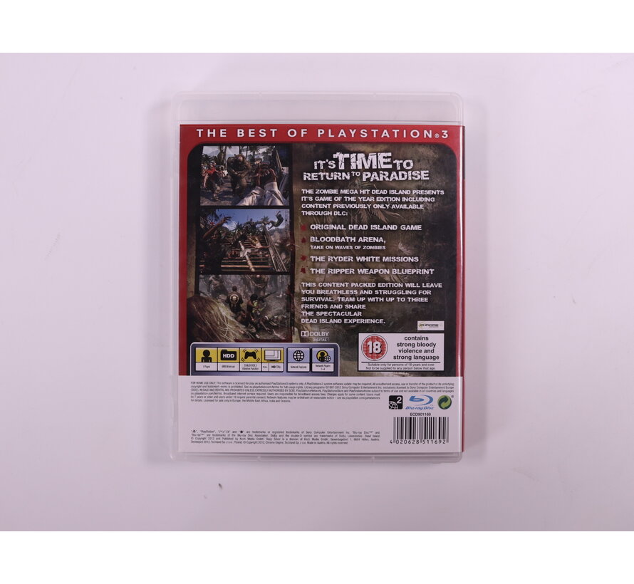 PlayStation 3 - Dead Island [Essentials]