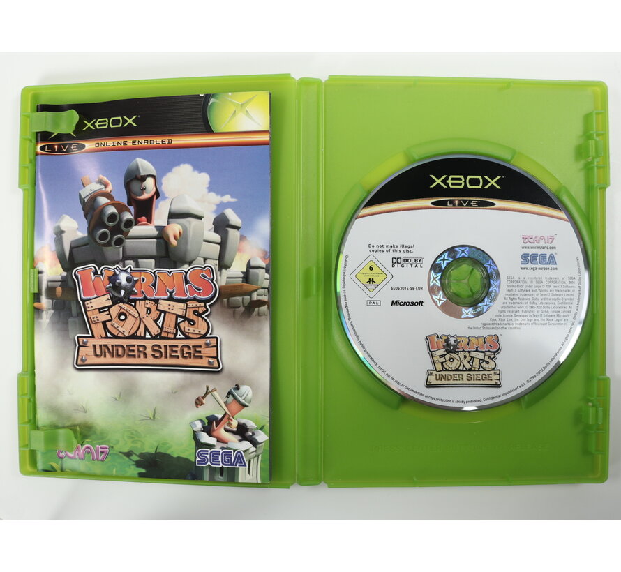 Xbox Classic - Worms Forts Under Siege