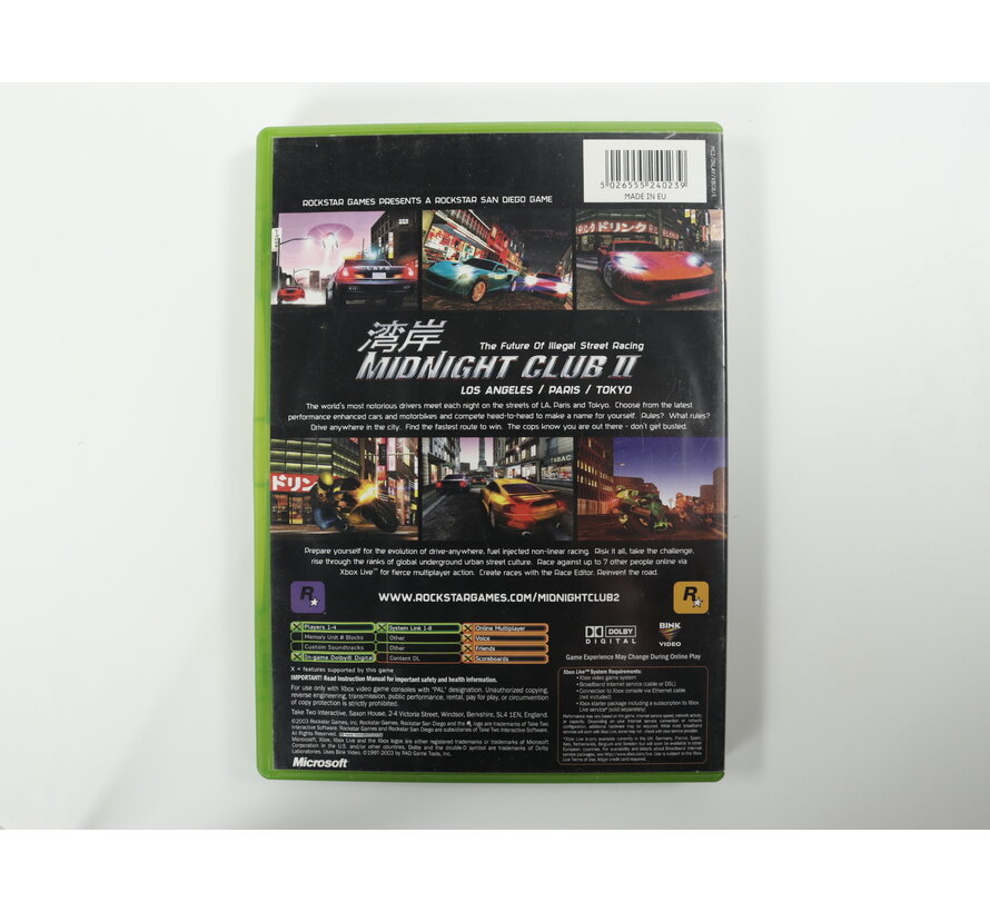 Xbox Classic - Midnight Club II