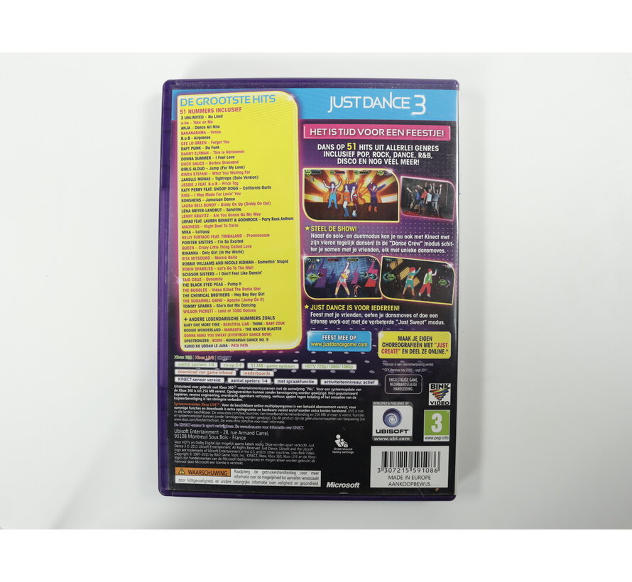 Xbox 360 - Just Dance 3 Kinect