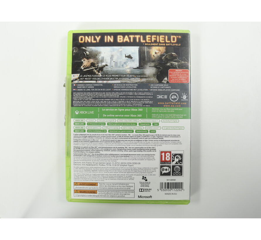 Xbox 360 - Battlefield 4 [No Manual]