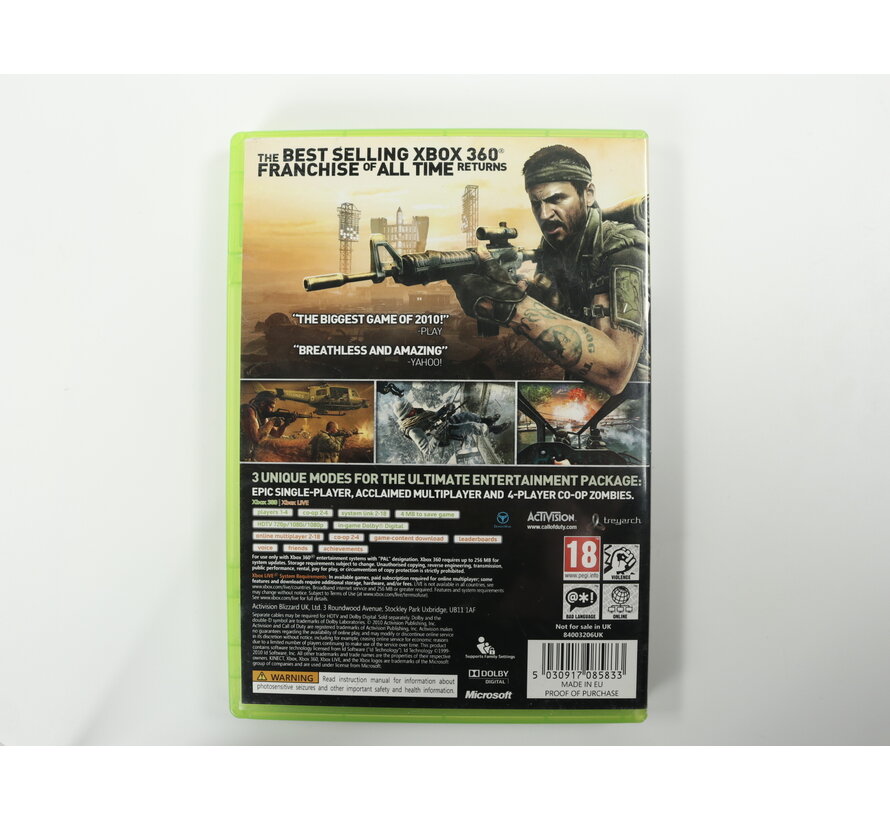 Xbox 360 - Call of Duty Black Ops