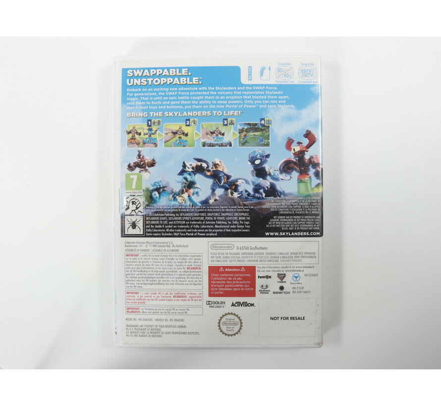 Nintendo Wii - Skylanders Swap Force