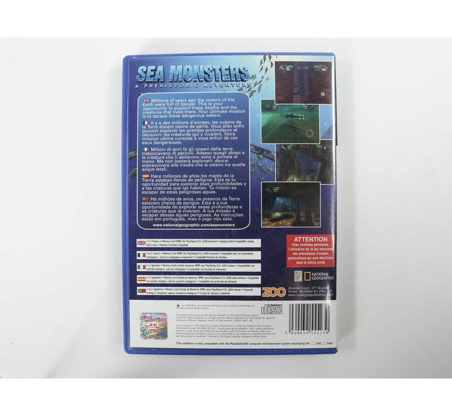 PlayStation 2 - Sea Monsters: A Prehistoric Adventure