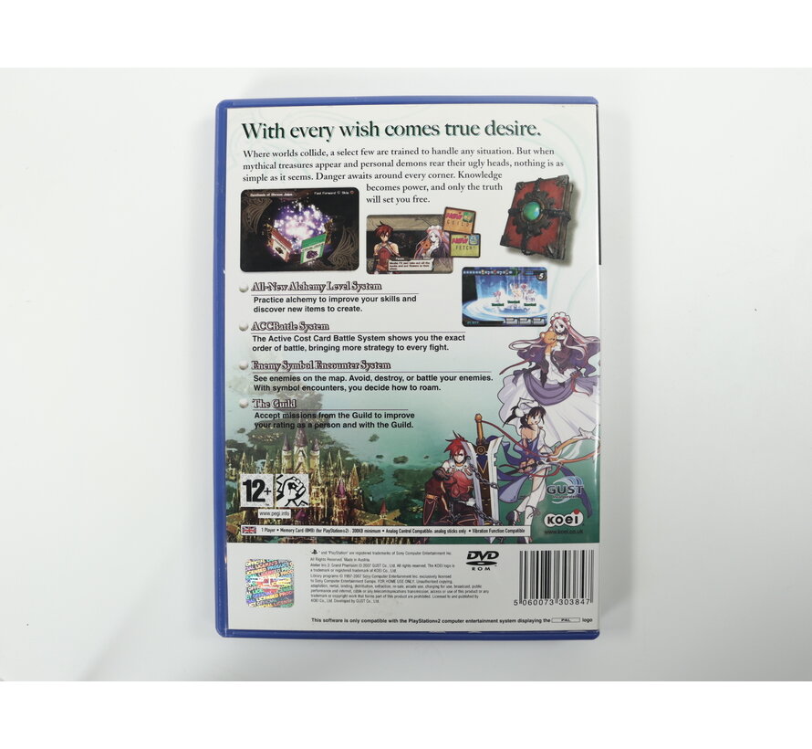 Playstation 2 - Atelier Iris 3