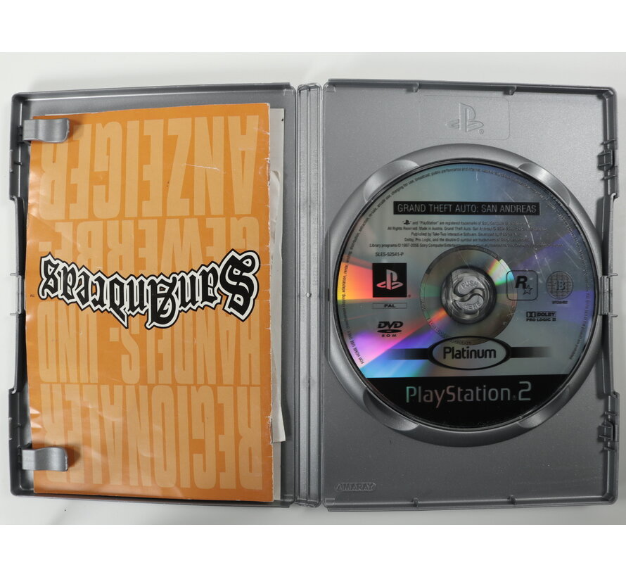 Playstation 2 - Grand Theft Auto San Andreas [Platinum]