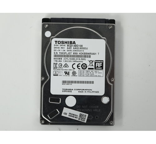 Toshiba Disk Drive 1TB MQ01ABD100 HDD