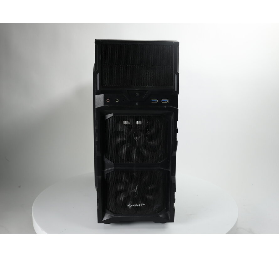 Sharkoon VG5-W Zwart - Tweedekansje Behuizing - Tweedekansje