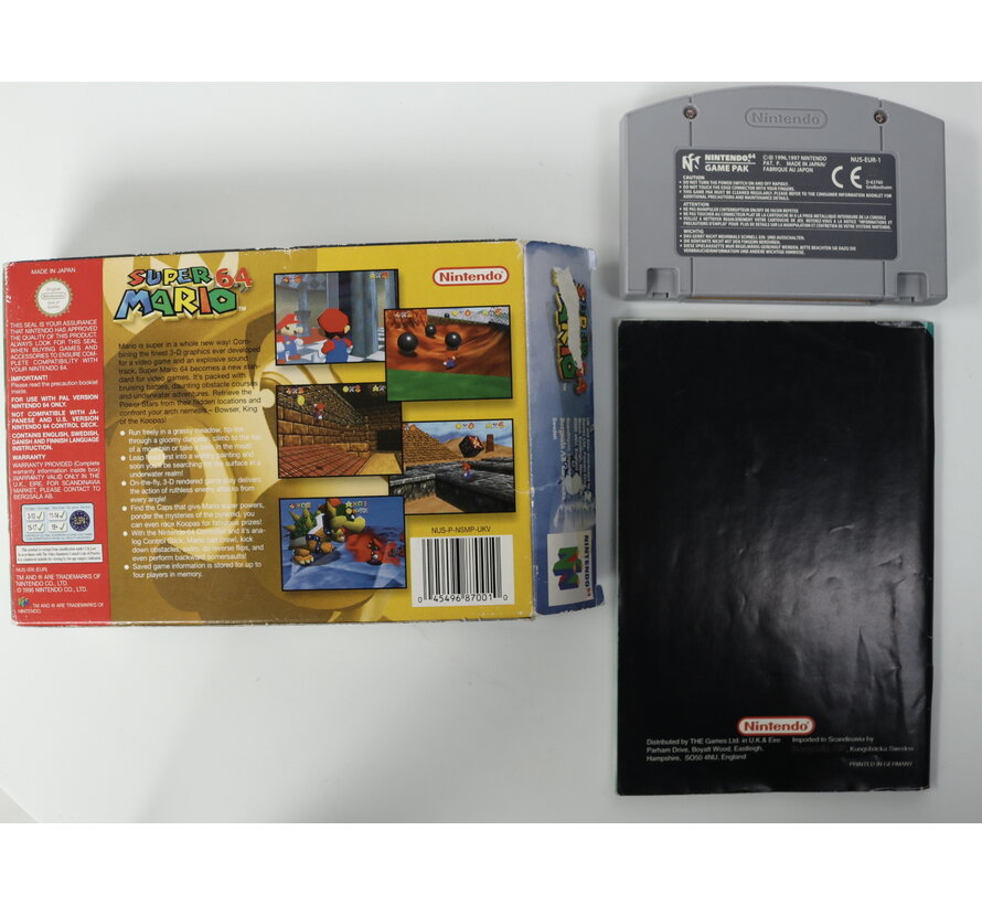 Nintendo 64 - Super Mario 64 [CIB]