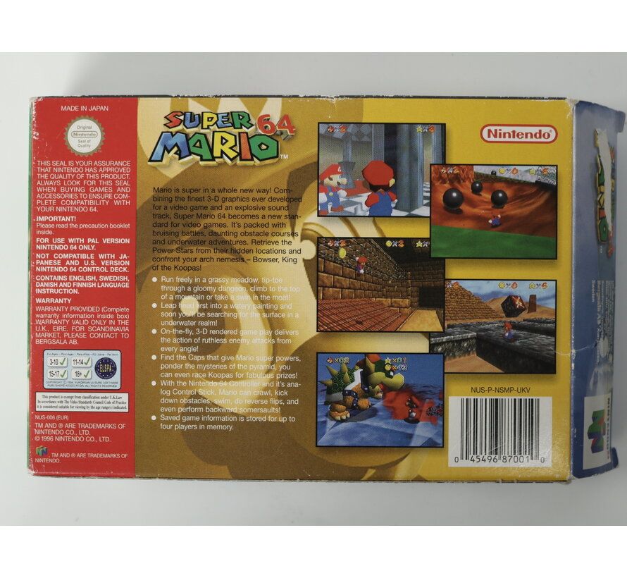 N64 - Super Mario 64 (CIB)