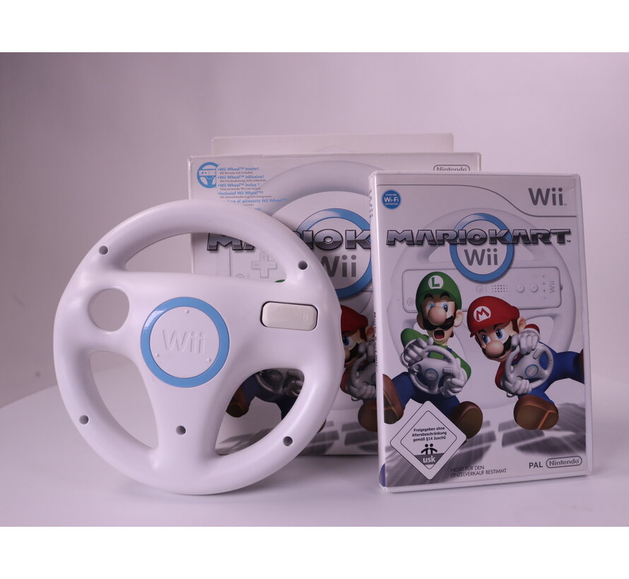 Wii - Wii Wheel [Mario Kart Included]