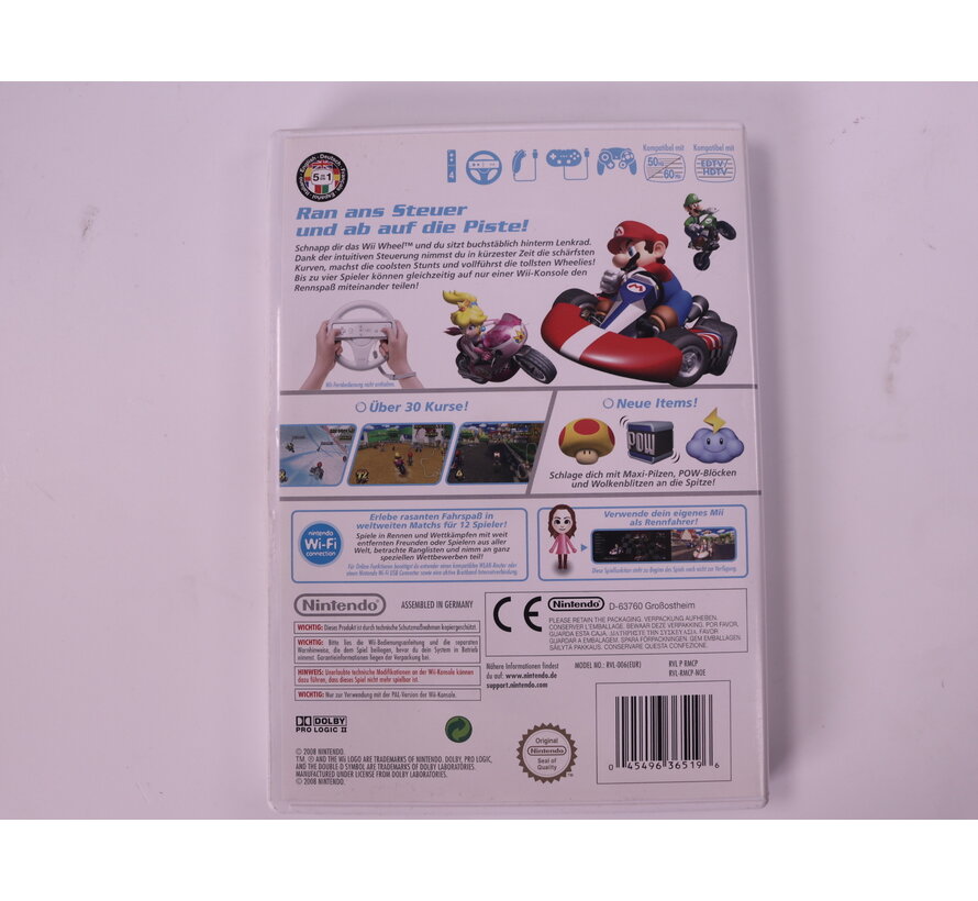 Wii - Wii Wheel [Mario Kart Included]