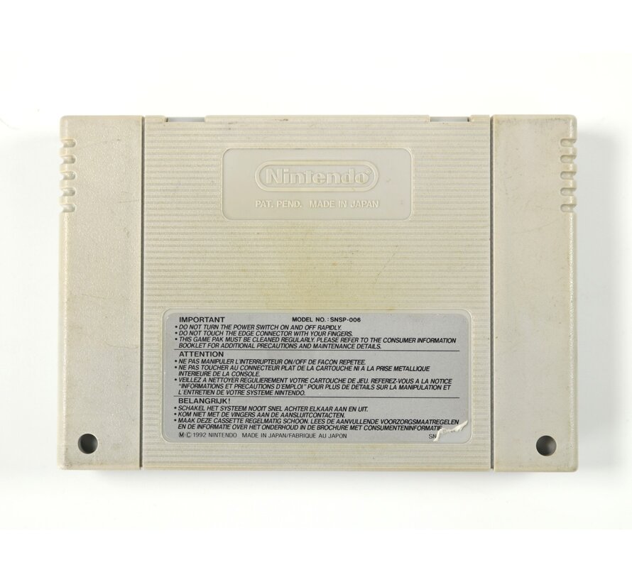 SNES – WWF Super WrestleMania [Beschadigd label[