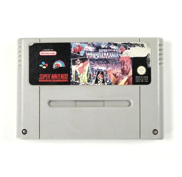 Sculptured Software SNES – WWF Super WrestleMania [Beschadigd label[