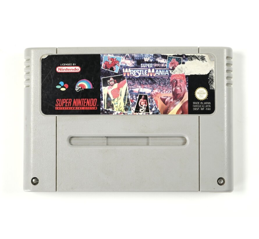 SNES – WWF Super WrestleMania [Beschadigd label[