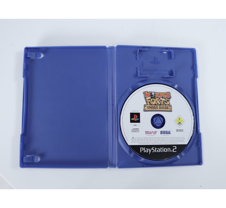 PlayStation 2 - Worms Forts: Under Siege [No Manual]