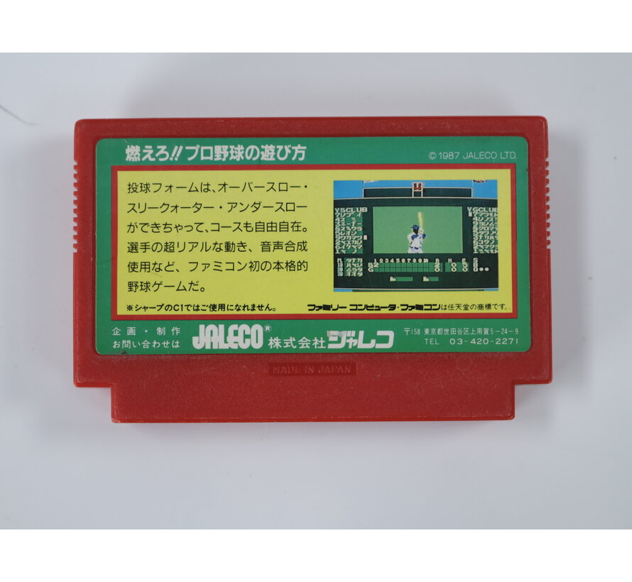 Famicom - Burn!! Pro Baseball
