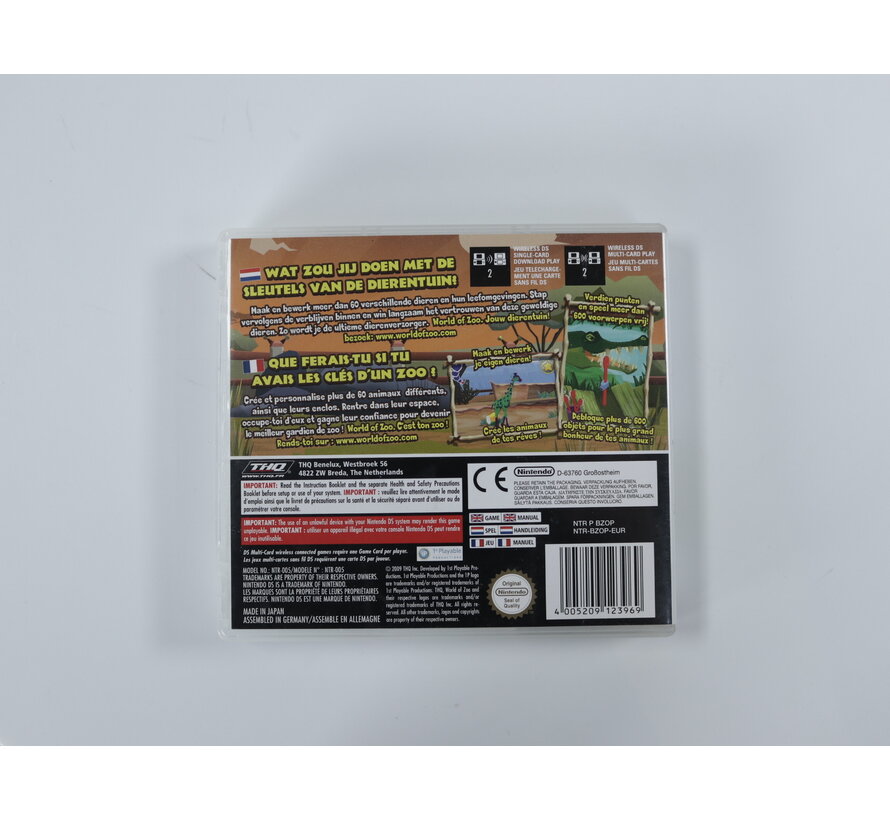 Nintendo DS - World of Zoo - - CIB