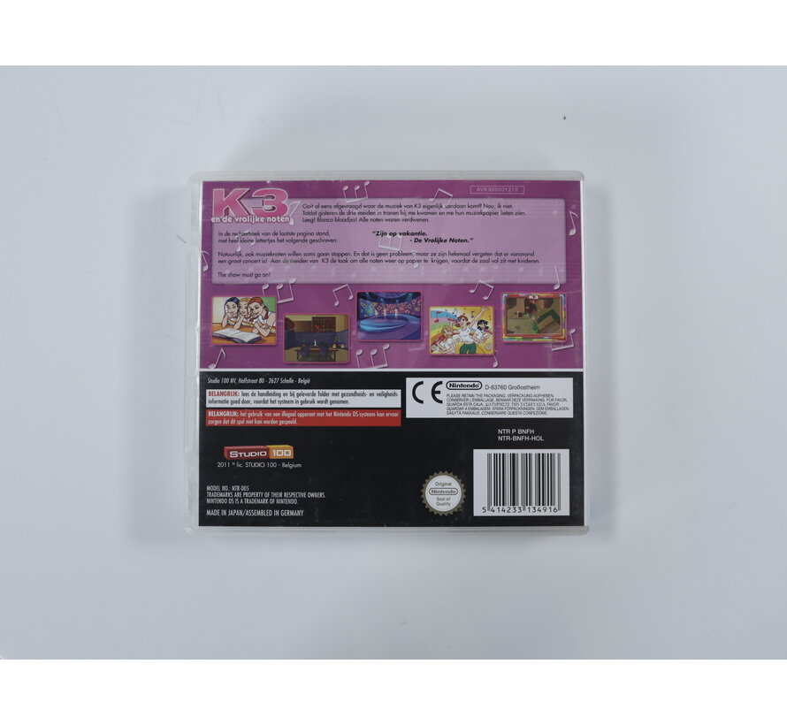 Nintendo DS - K3 en de Vrolijke Noten - CIB