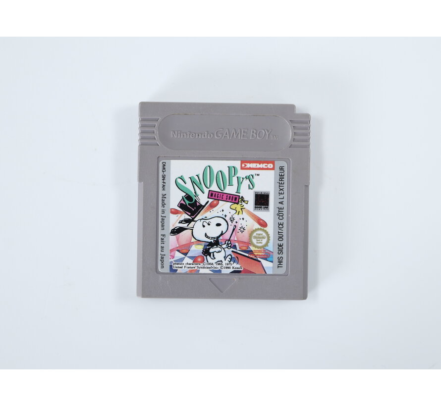 Game Boy - Snoopy's Magic Show