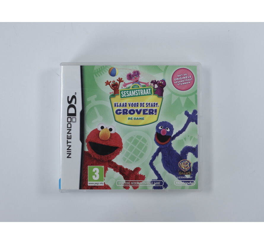 Nintendo DS - Sesamstraat: Klaar Voor De Start - Grover - CIB