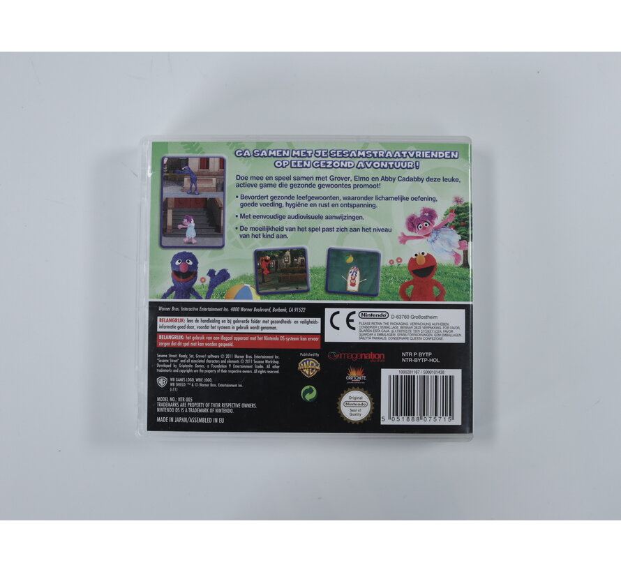 Nintendo DS - Sesamstraat: Klaar Voor De Start - Grover - CIB