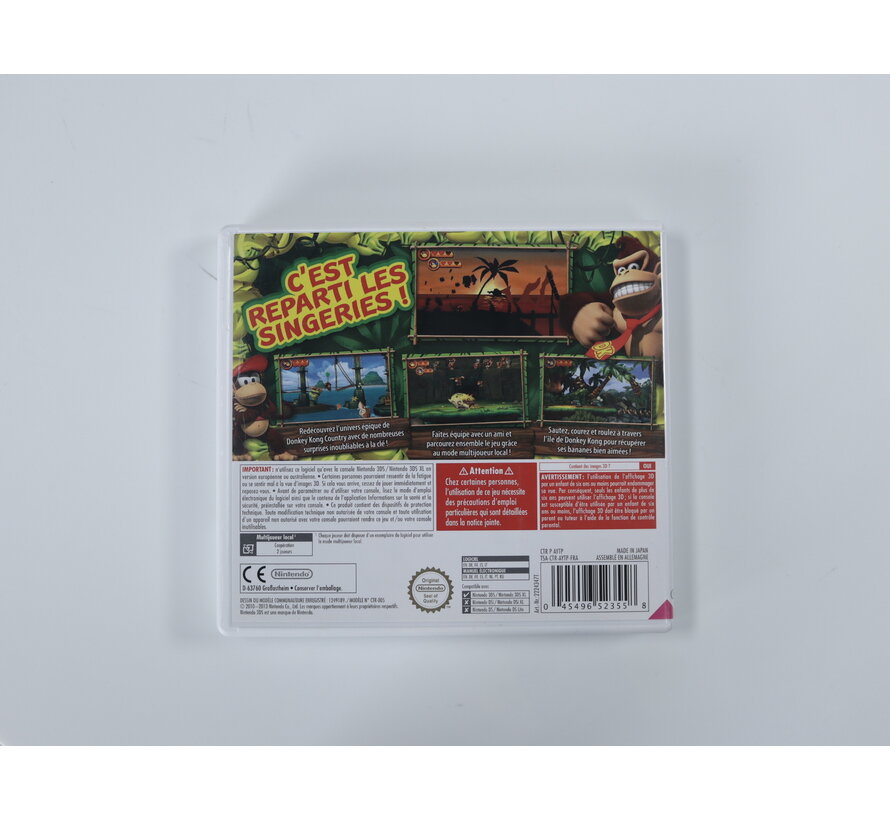 Nintendo 3DS - Donkey Kong Country Returns 3D - CIB
