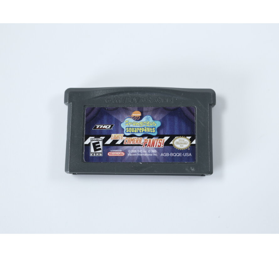 GameBoy Advance - SpongeBob SquarePants: Lights, Camera, Pants!