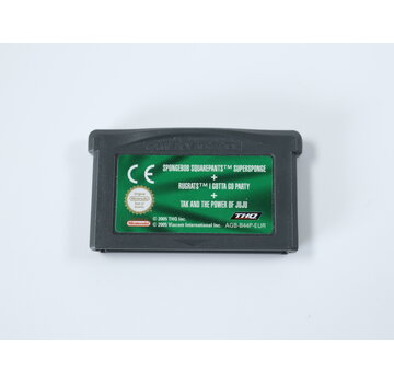 THQ GameBoy Advance - SpongeBob SquarePants: SuperSponge + Rugrats: I Gotta Go Party + Tak and the Power of Juju