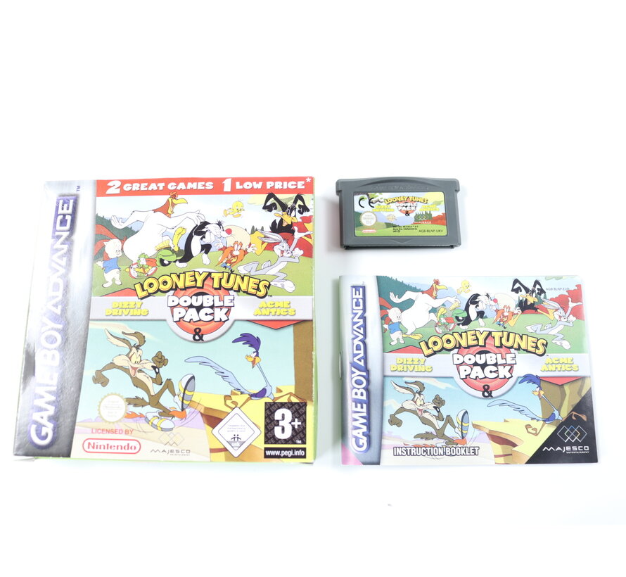 GameBoy Advance - Looney Tunes: Double Pack - Dizzy Driving & Acme Antics - CIB