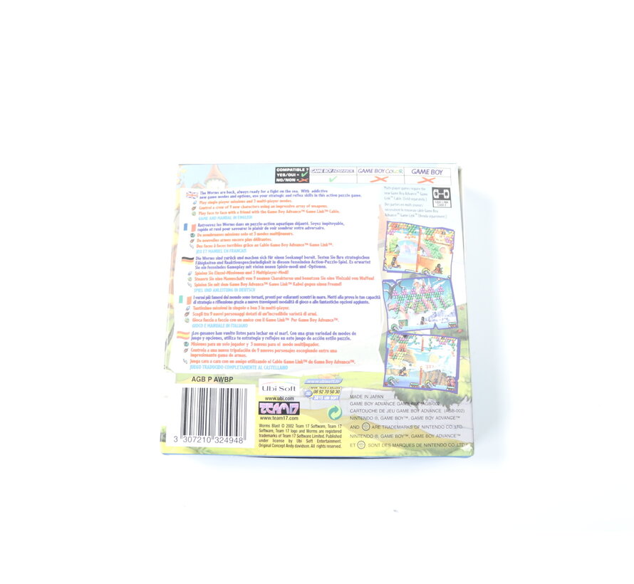 GameBoy Advance - Worms Blast - CIB