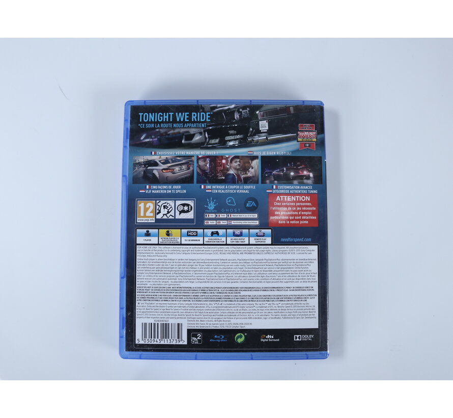 Playstation 4 - Need for Speed [No Manual] [Gebruikt]